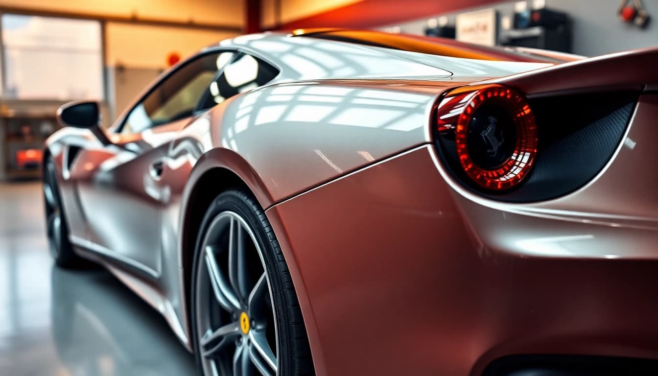 Schütze den Glanz deines Ferrari PPF München mit hochwertigem PPF für ultimativen Schutz.