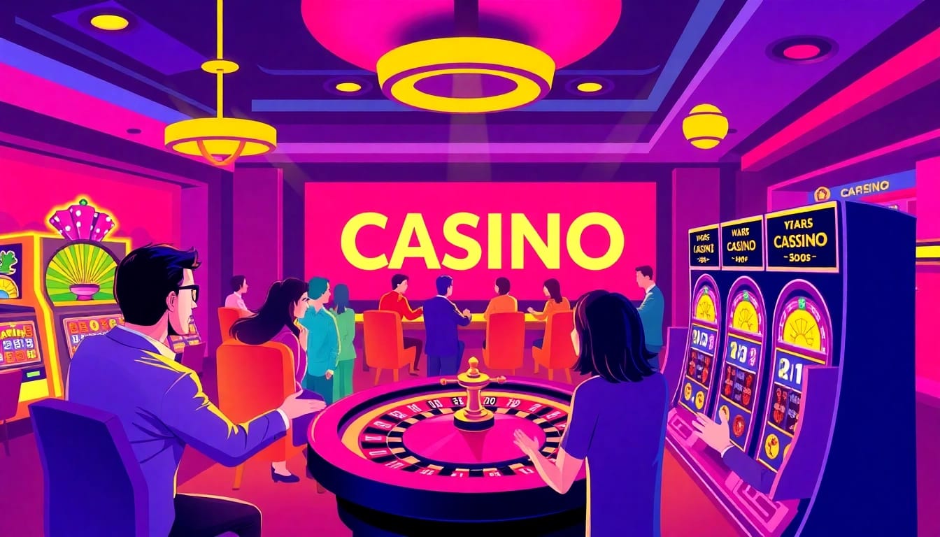 Experience the excitement of the beste online casino schweiz through vibrant gaming visuals.