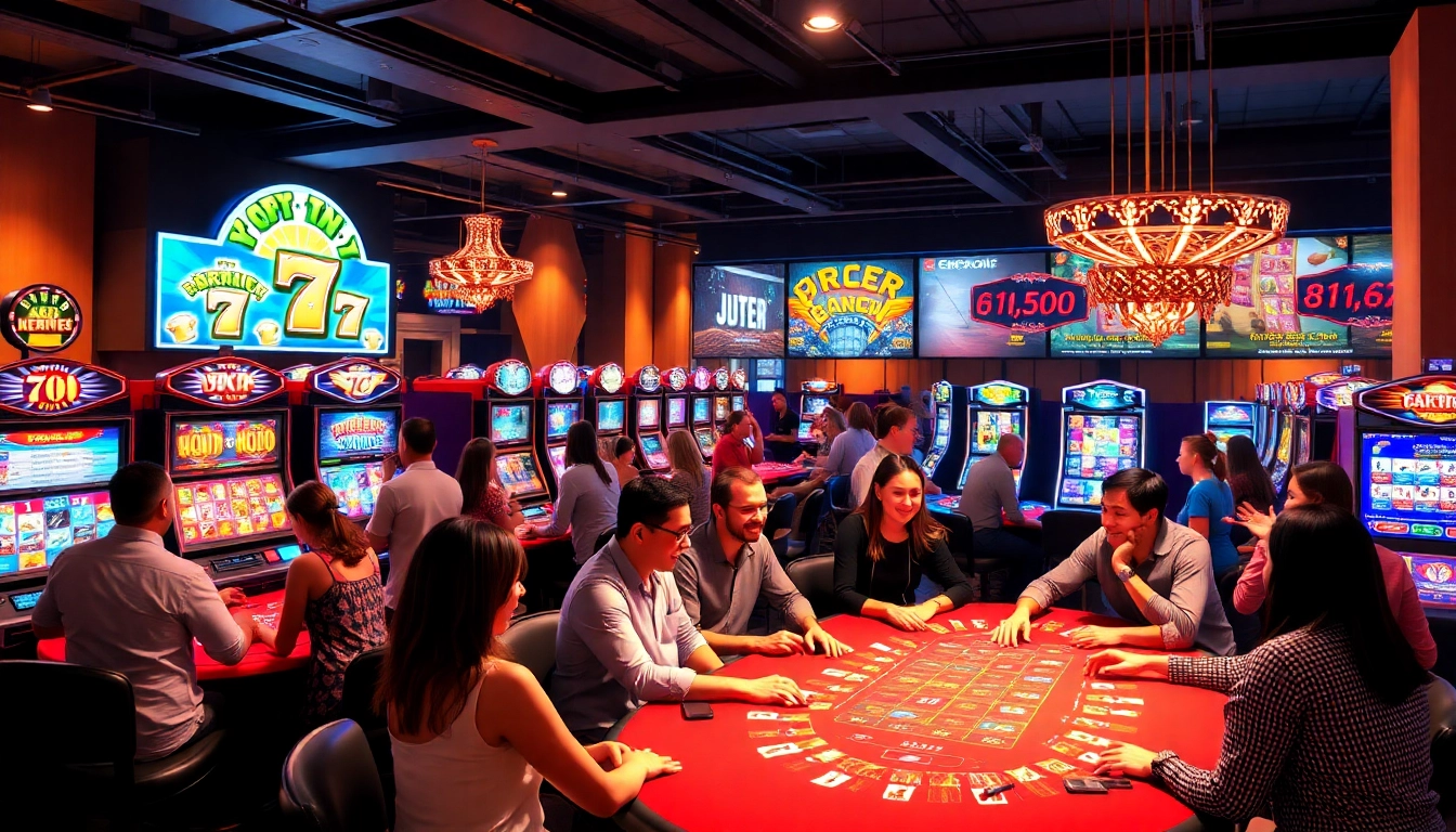 Discover the latest casino bonus ohne einzahlung neu offers with players enjoying a thrilling online experience.