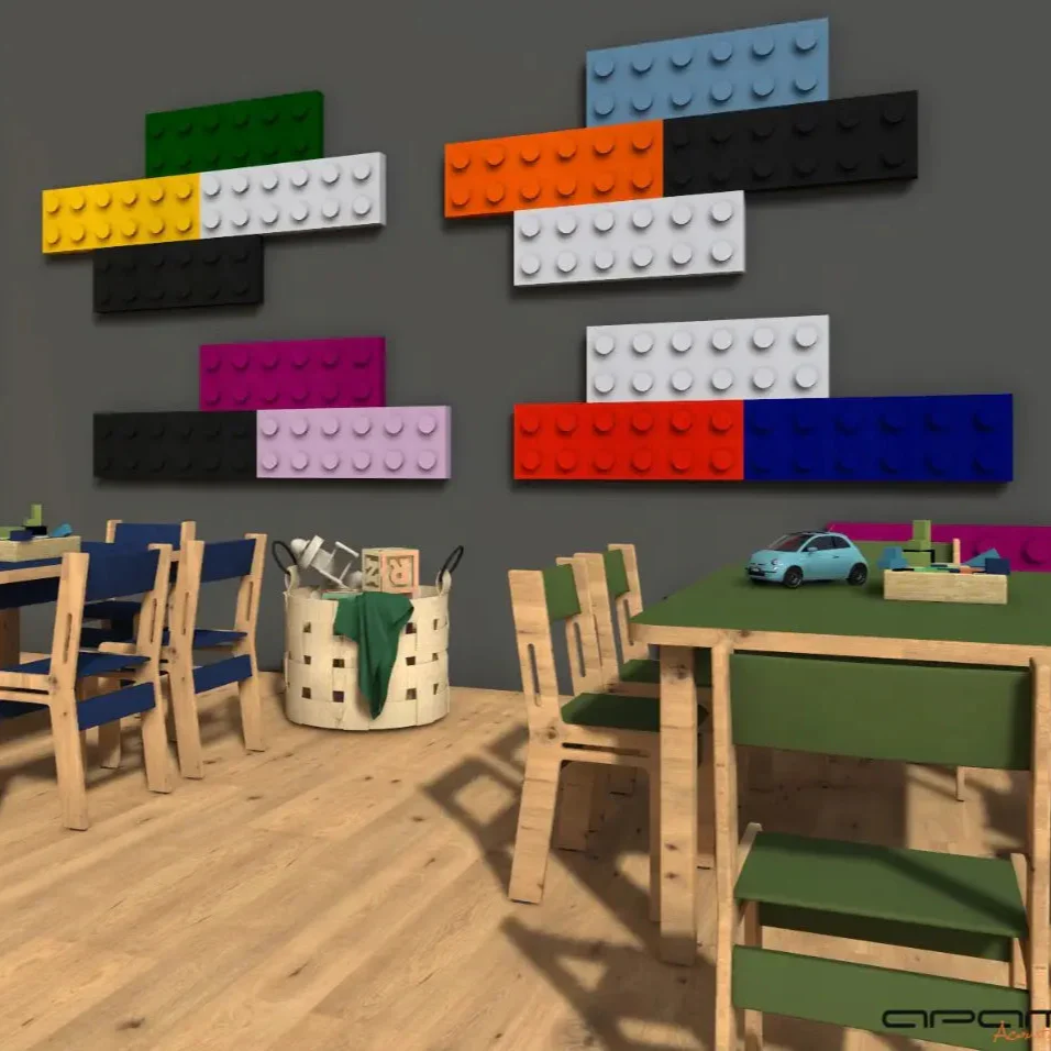 Schaumstoff Bausteine fuer Kinderzimmer, Kita und Indoor-Spielbereiche