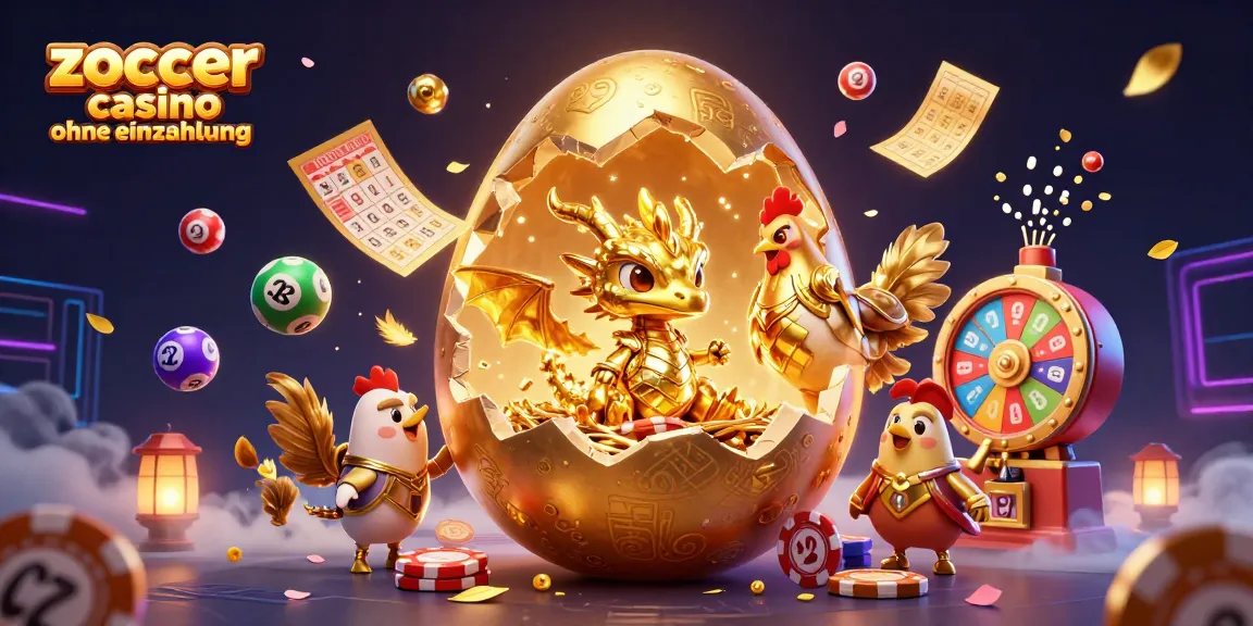Engage with zoccer casino ohne einzahlung, exploring a vivid scene of gaming excitement with golden elements.