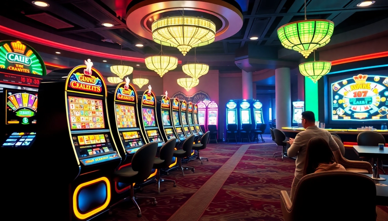 Erlebe die Vielfalt des Bonus Casino Spiels mit aufregenden Slot-Automaten und lebhaften Grafiken, die den Spieler anziehen.