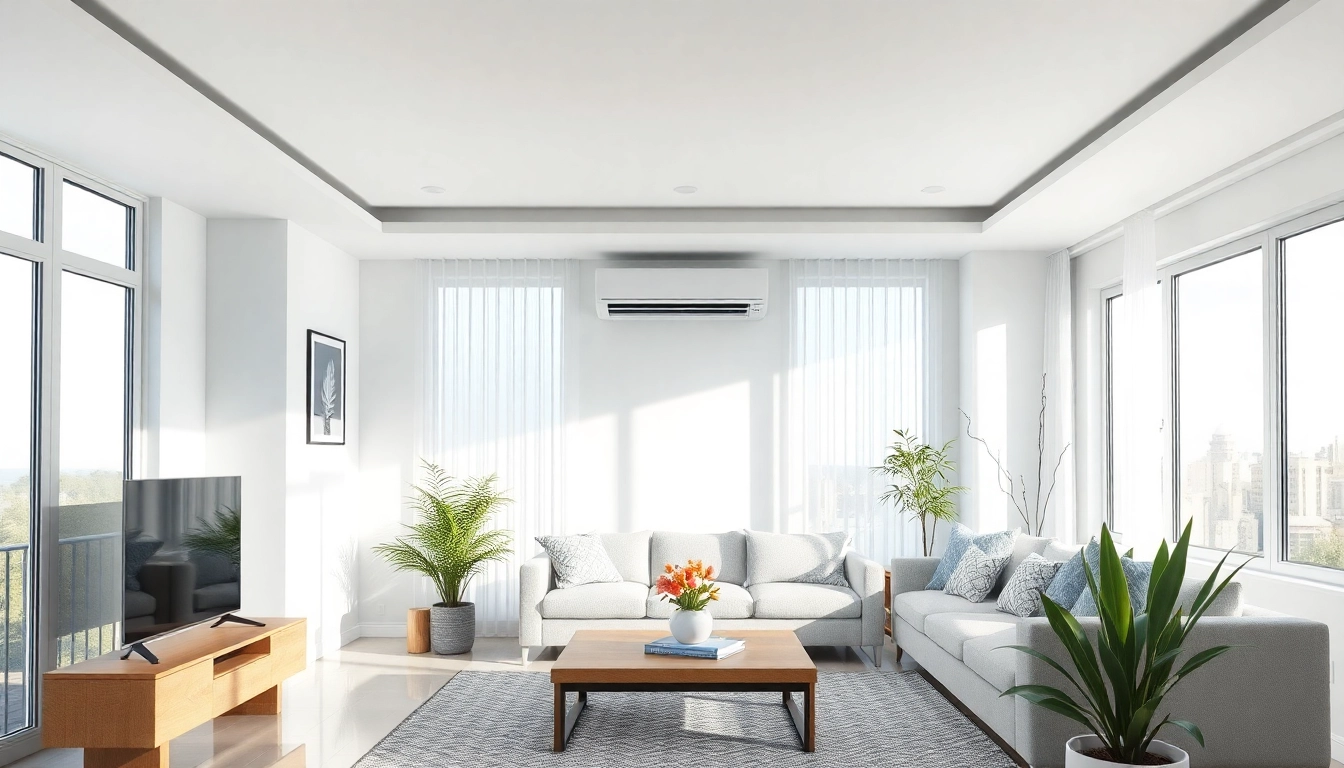 View of an efficient climate control setup illustrating klima kosten in a stylish home environment.