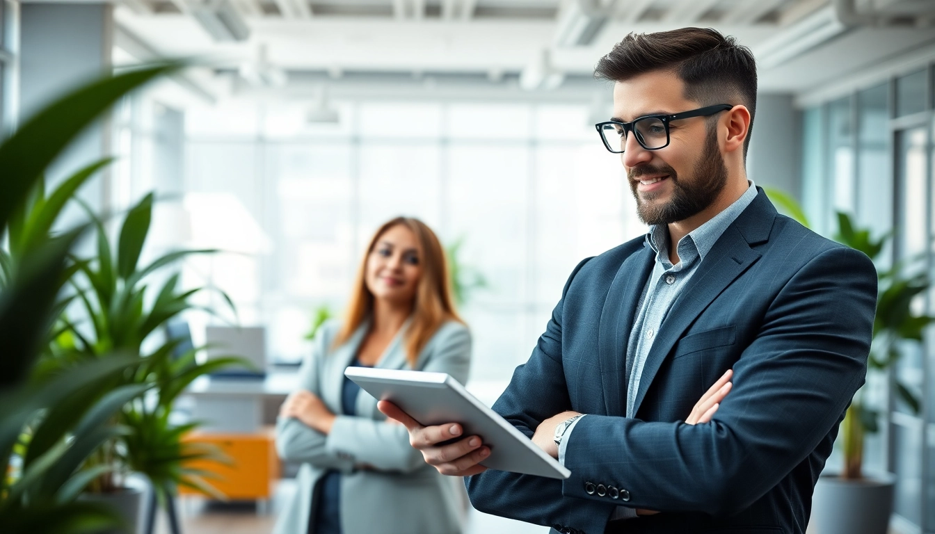 Headhunter Ingenieure in professioneller Interaktion im modernen Büro.