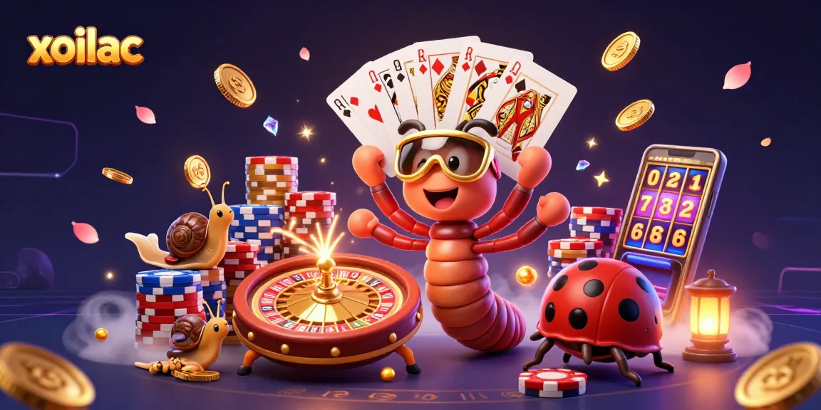 Experience excitement at xoilac's casino with a vibrant dealer scene full of action.